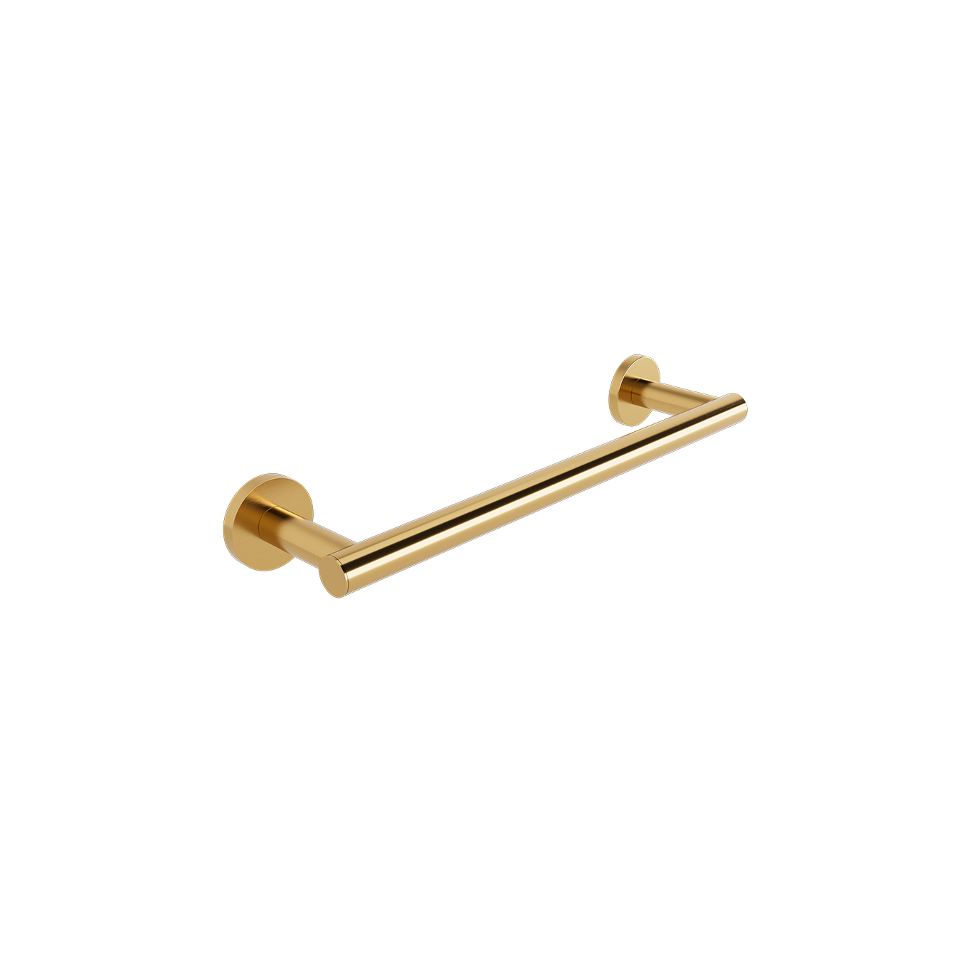 OMICRON TOWEL RAIL 29CM PVD BRUSHED GOLD
