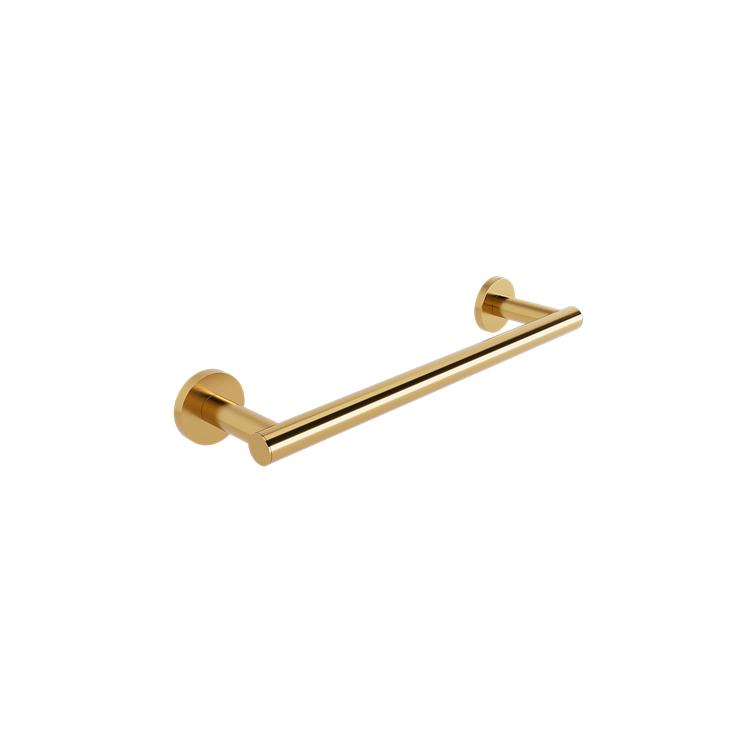 OMICRON TOWEL RAIL 29CM PVD BRUSHED GOLD