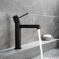 TERRA SINGLE LEVER BASIN MIXER BLACK MATT