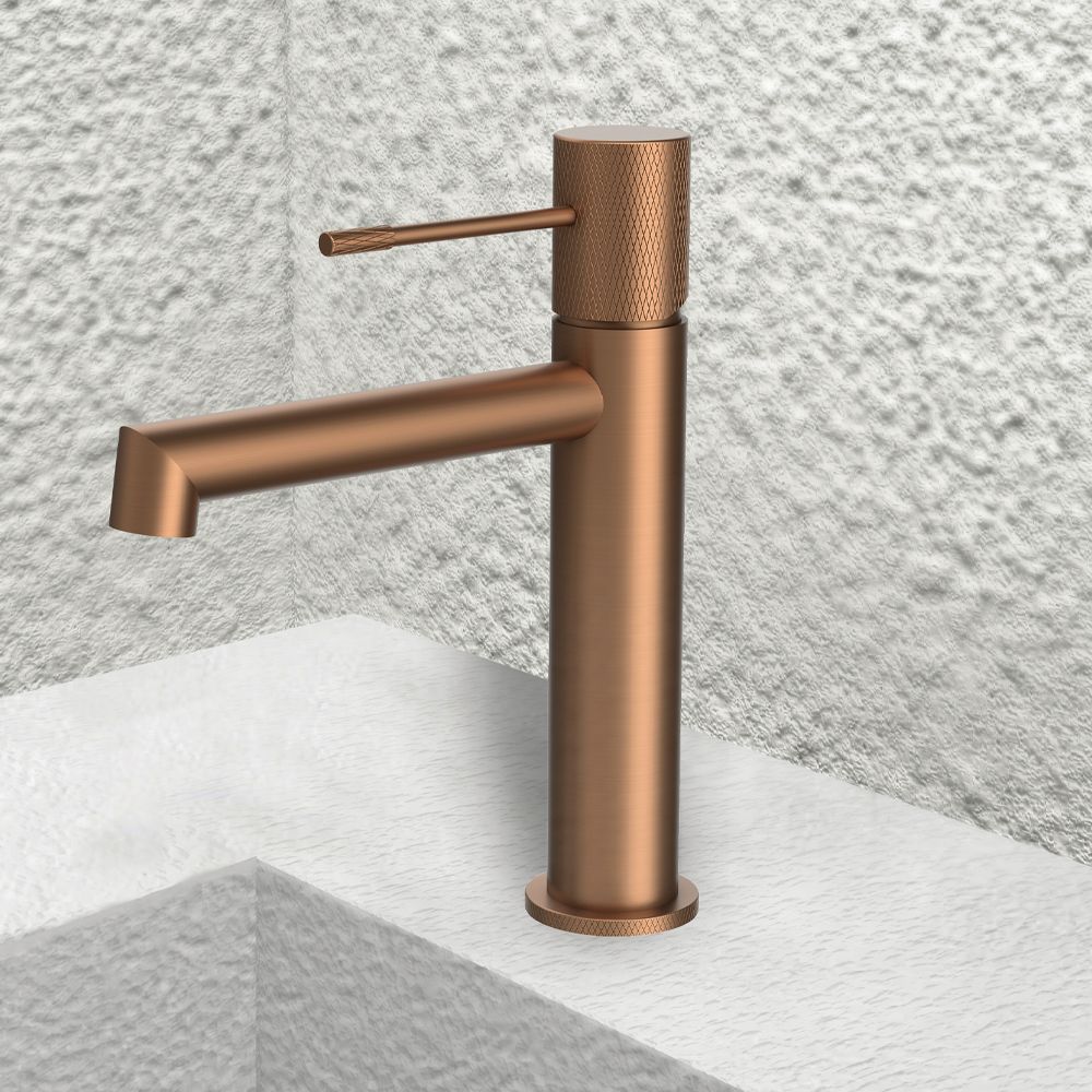 Terra basin mixer - ROSE BRUSHED GOLD