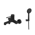 TERRA SINGLE LEVER BATH-SHOWER MIXER BLACK MATTE