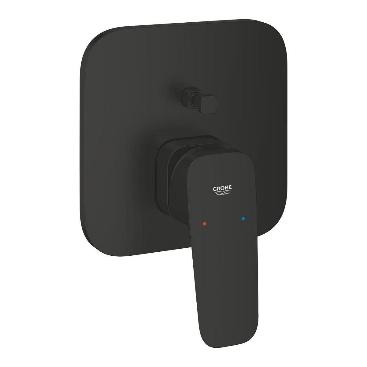 GROHE CUBEO SINGLE-LEVER CONCEALED MIXER WITH 2-WAY DIVERTER BLACK MATTE