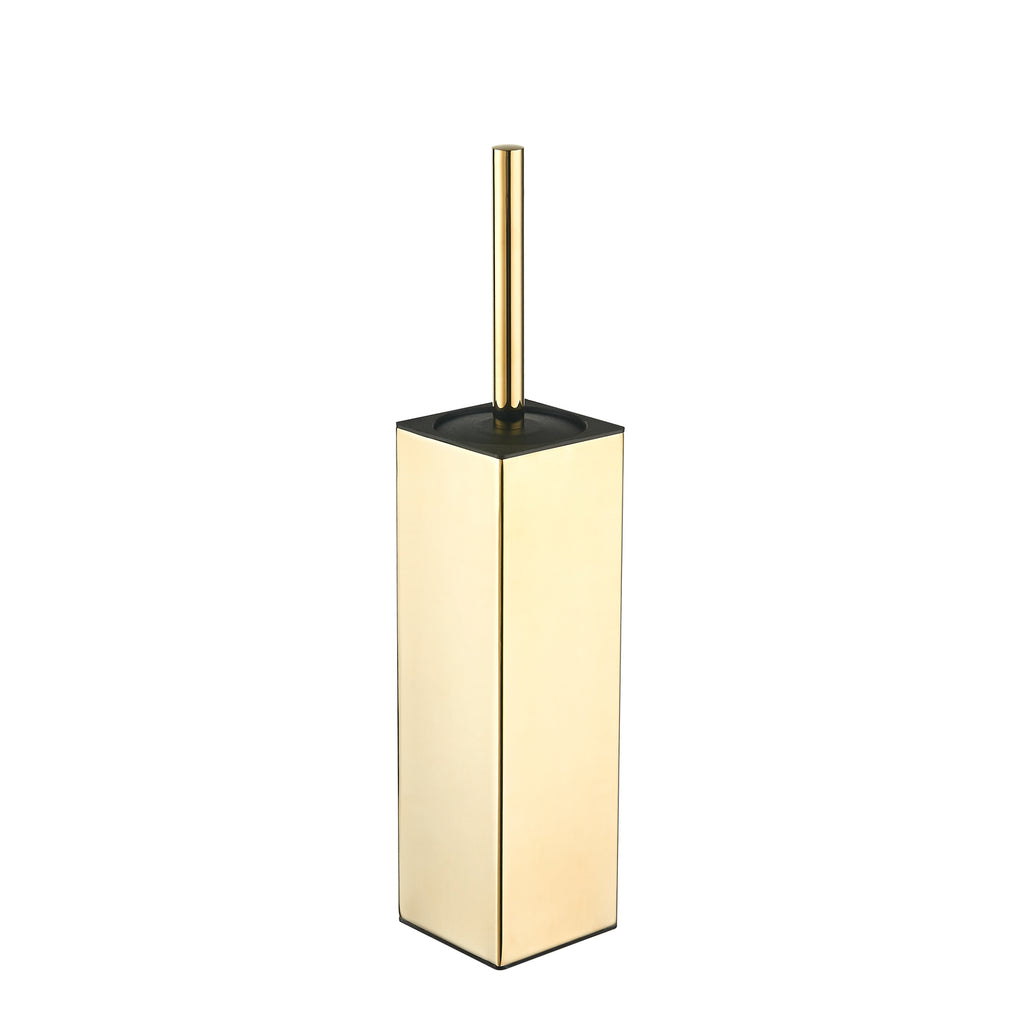 Gold square toilet brush