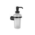 LAMDA BLACK MATTE WALL MOUNTED SOAP DISPENSER