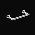LAMDA DOUBLE SUPPORTED TOWEL RING WITH BACKPLATES NIKEL MATTE
