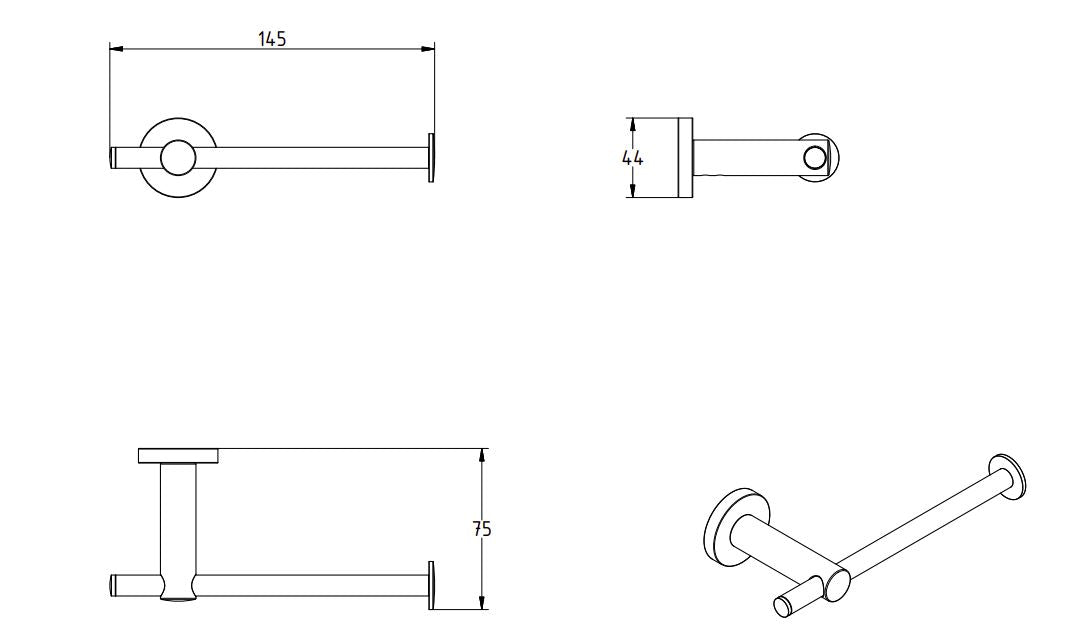 SIGMA TOILET ROLL HOLDER