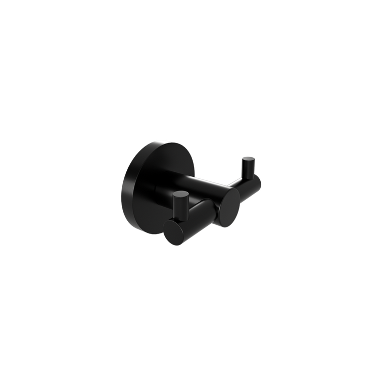SIGMA BLACK MATTE DOUBLE ROBE HOOK