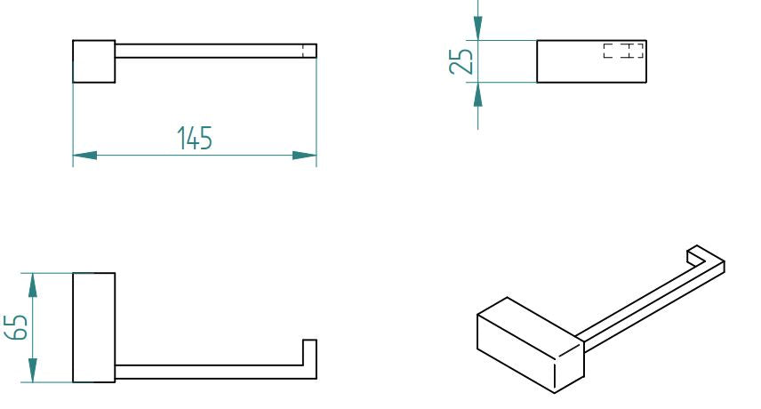 KAPPA TOILET ROLL HOLDER