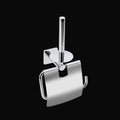 ELTA DOUBLE TOILET ROLL HOLDER WITH LID