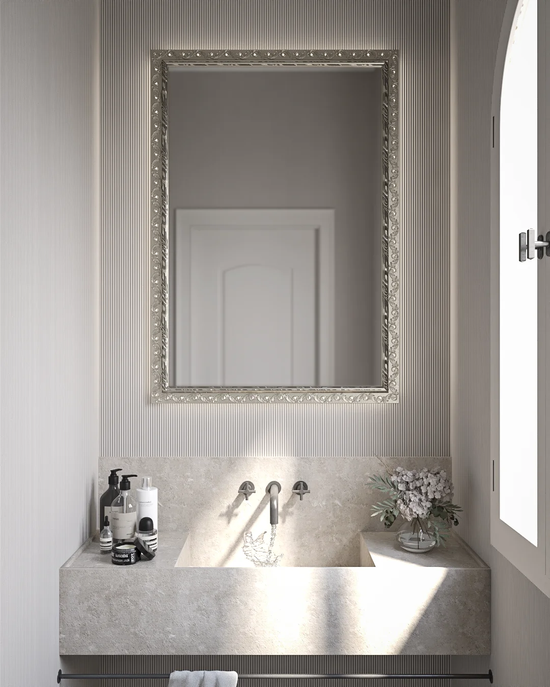 WOOD DECO MIRROR