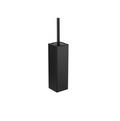 Black square toilet brush