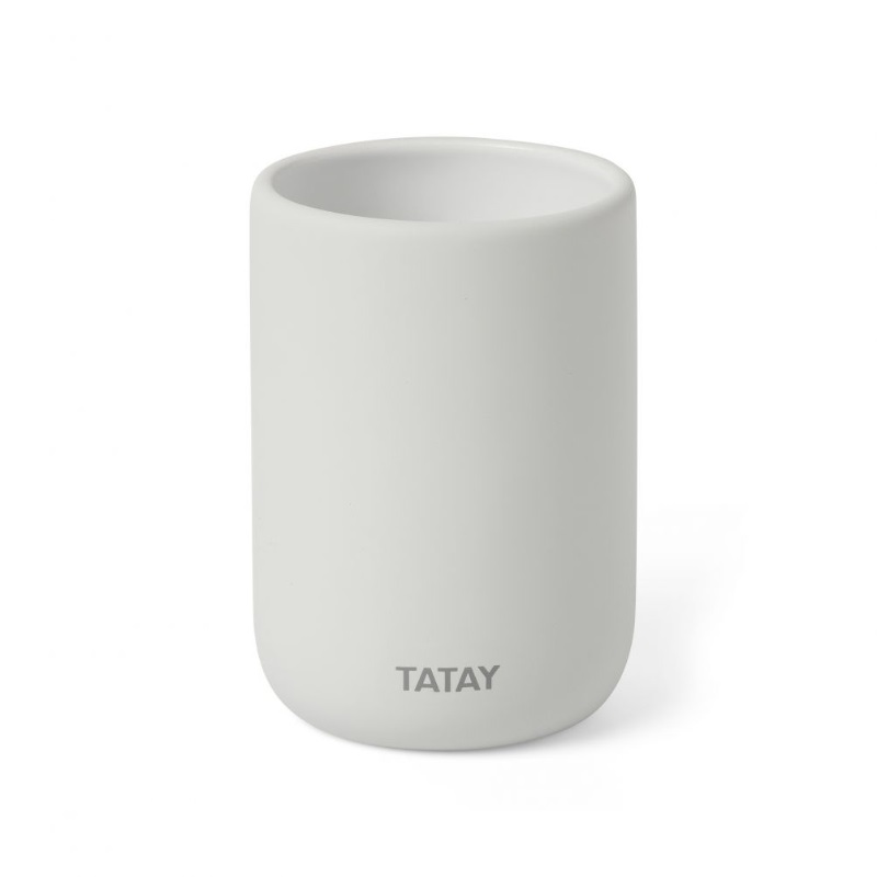 TATAY SOFT TOOTHBRUSH HOLDER WHITE PERGAMON