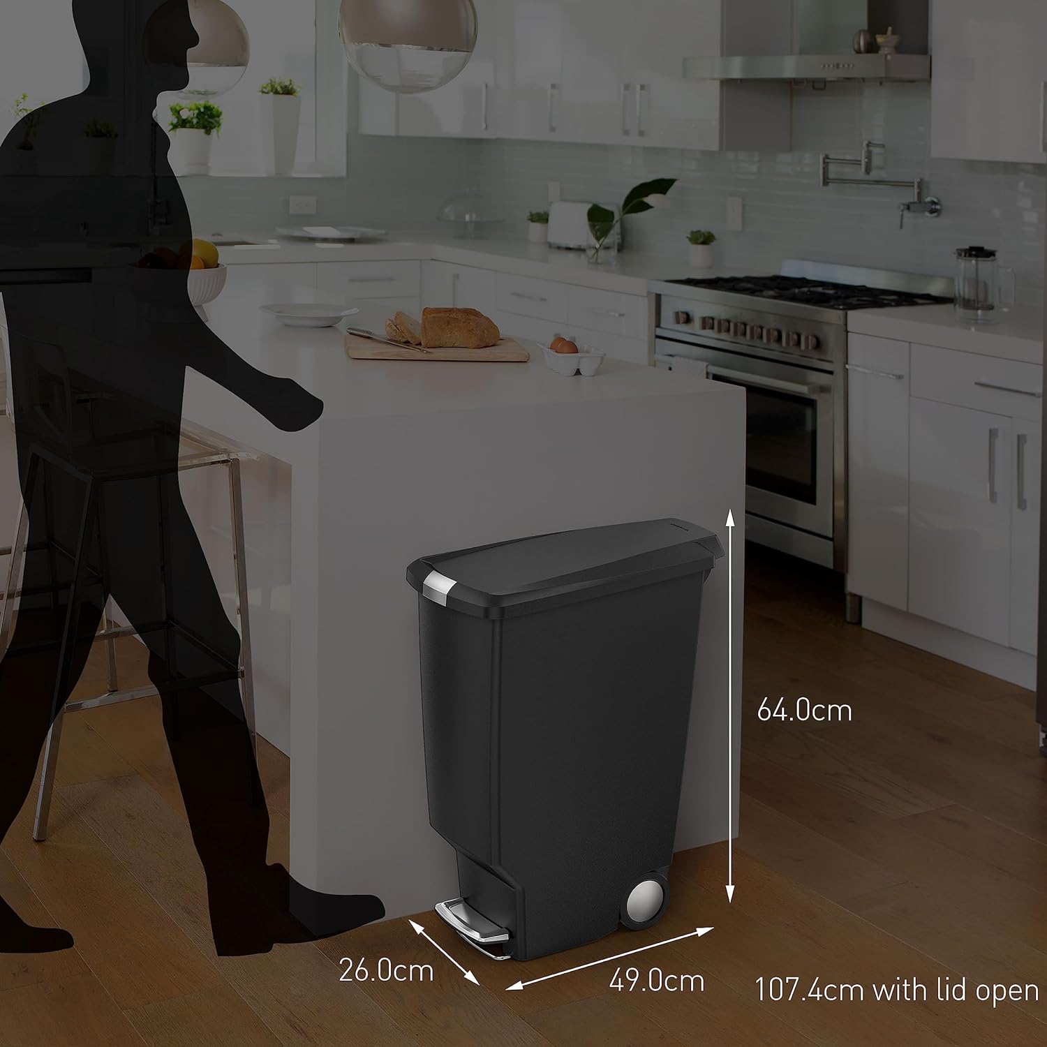 SIMPLEHUMAN PLASTIC 40L