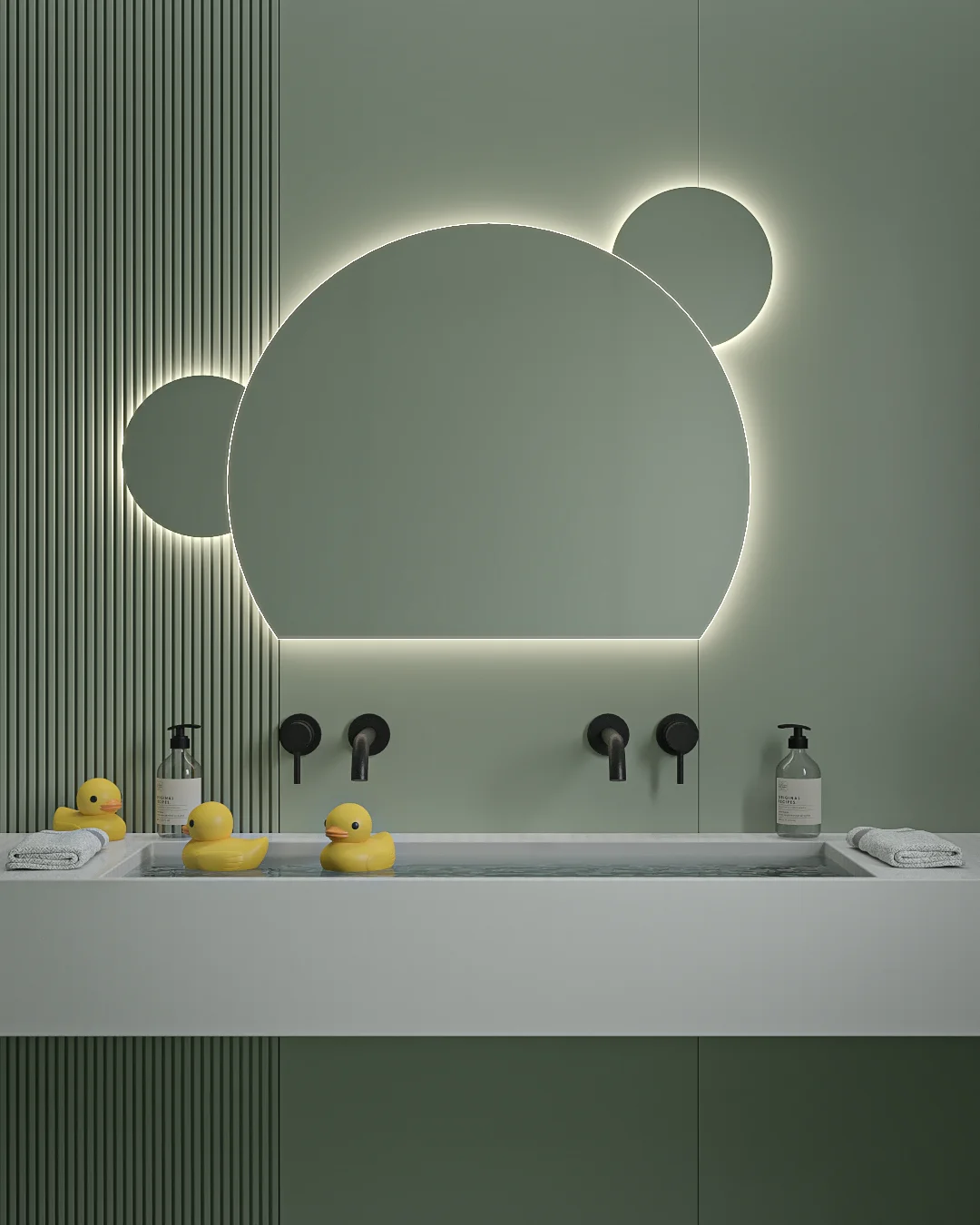 BEAR 100X70CM MIRROR