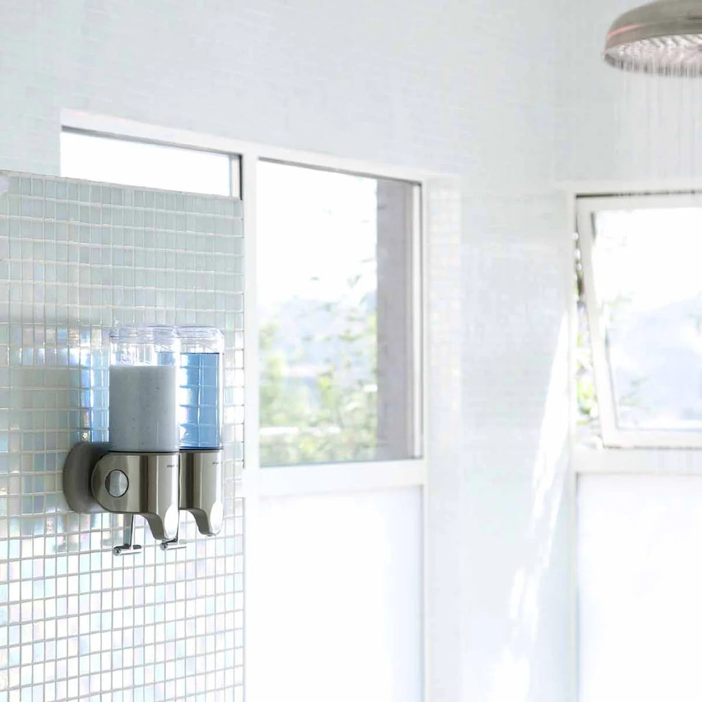 WALL MOUNT PUMP SOAP DISPENSER TWIN
