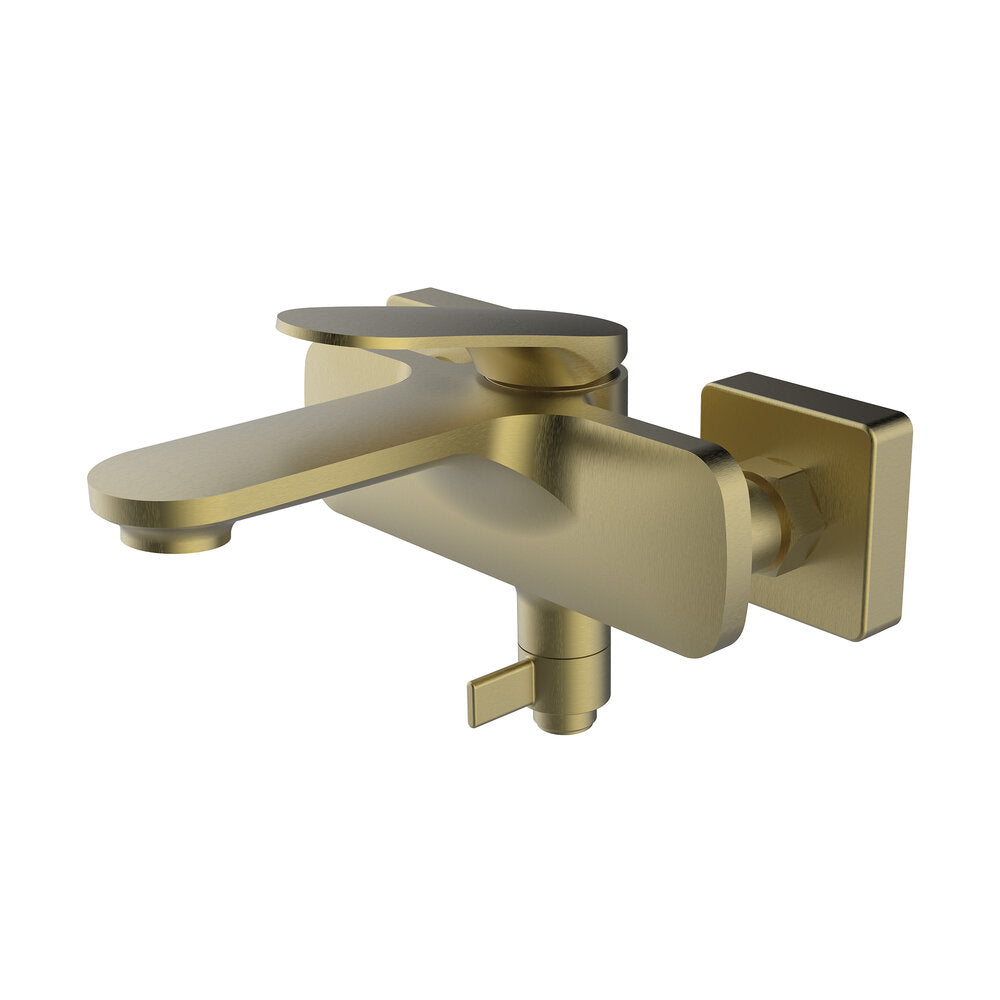 VELVET III BRUSHED GOLD SINGLE-LEVER BATH-SHOWER MIXER