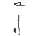 INCASSO BLACK SQUARE BUILT-IN COMPLETE CONCEALED SHOWER MIXER