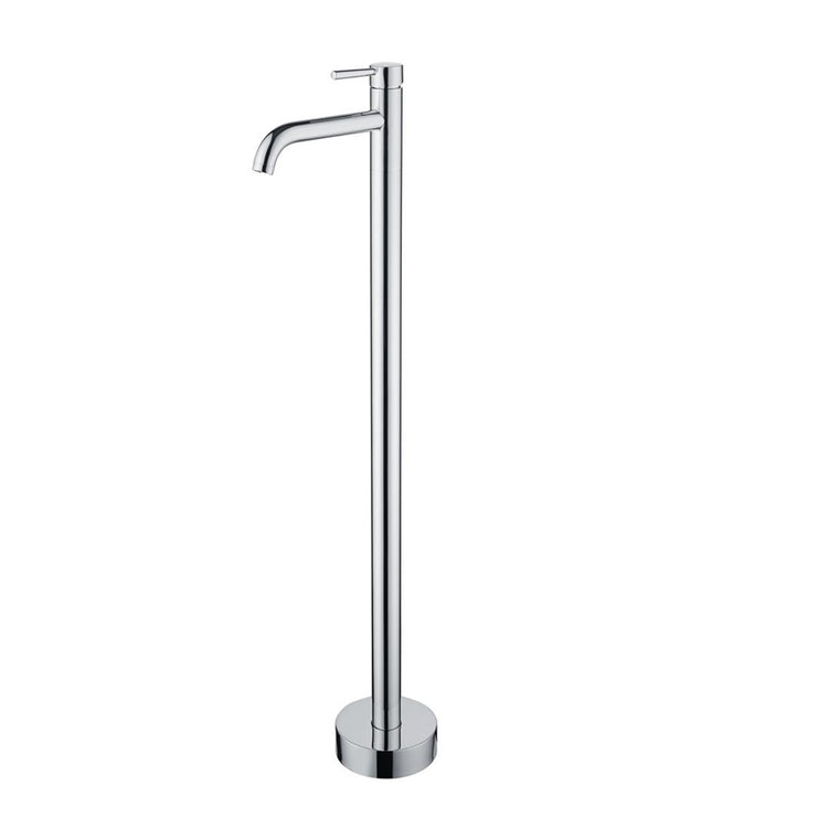 FLOOR STANDING CHROME BASIN MIXER