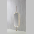 LED MIRROR WITH GOLD METAL FRAME 50x150CM