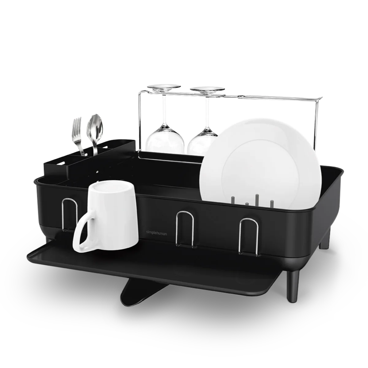 STEEL FRAME DISHRACK MATTE BLACK