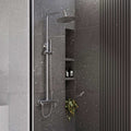 ERA BRUSHED NICKEL COMPLETE SHOWER COLUMN