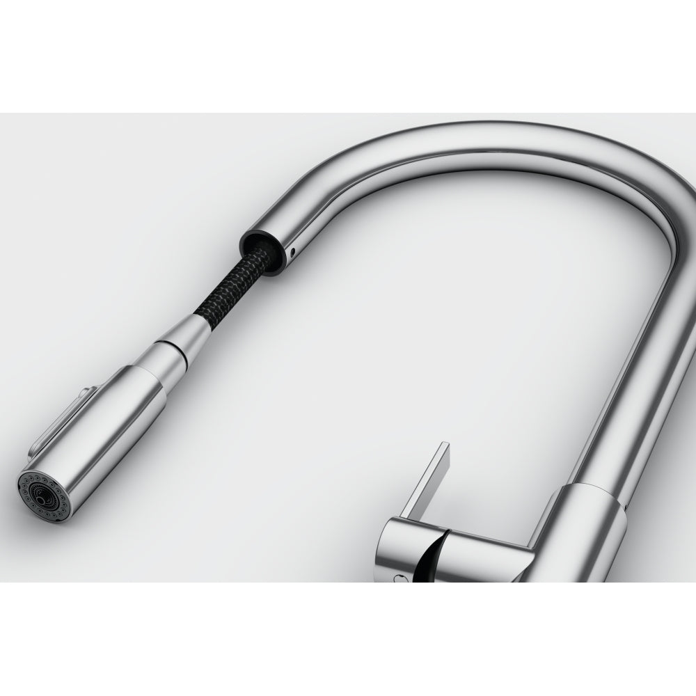 FRANKE Maris Slim Sink Mixer Clear Water Pull out Chrome