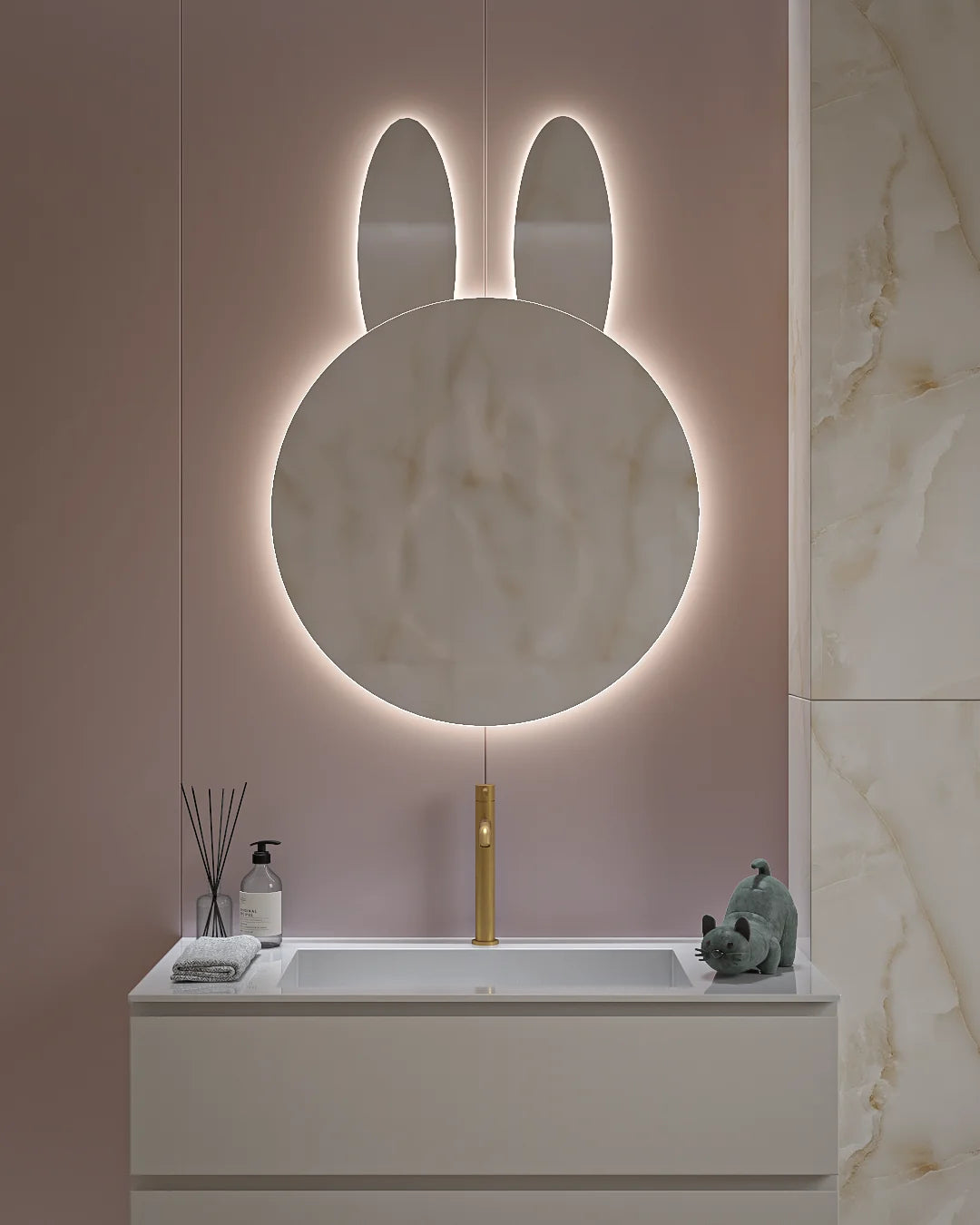 RABBIT 70X100CM MIRROR