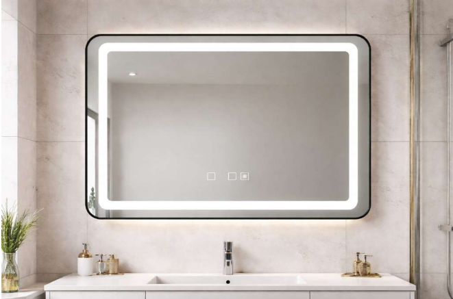 LEONDIA LED MIRROR 120X80CM W/OUT MAGNIFYING