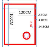 BERLIN CURVE MIRROR 100X120CM