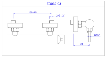 MEDITATION SHOWER MIXER BLACK MATT