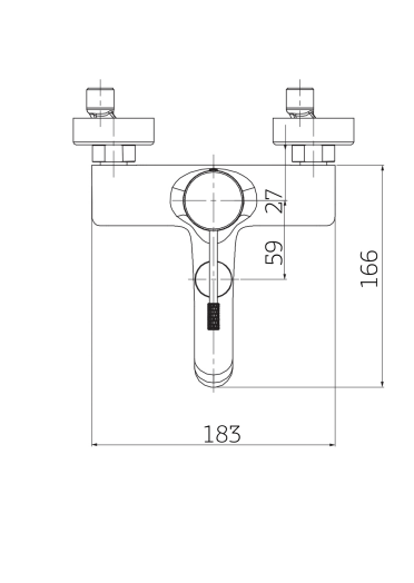 TERRA SINGLE LEVER BATH-SHOWER MIXER BRUSHED NICKEL