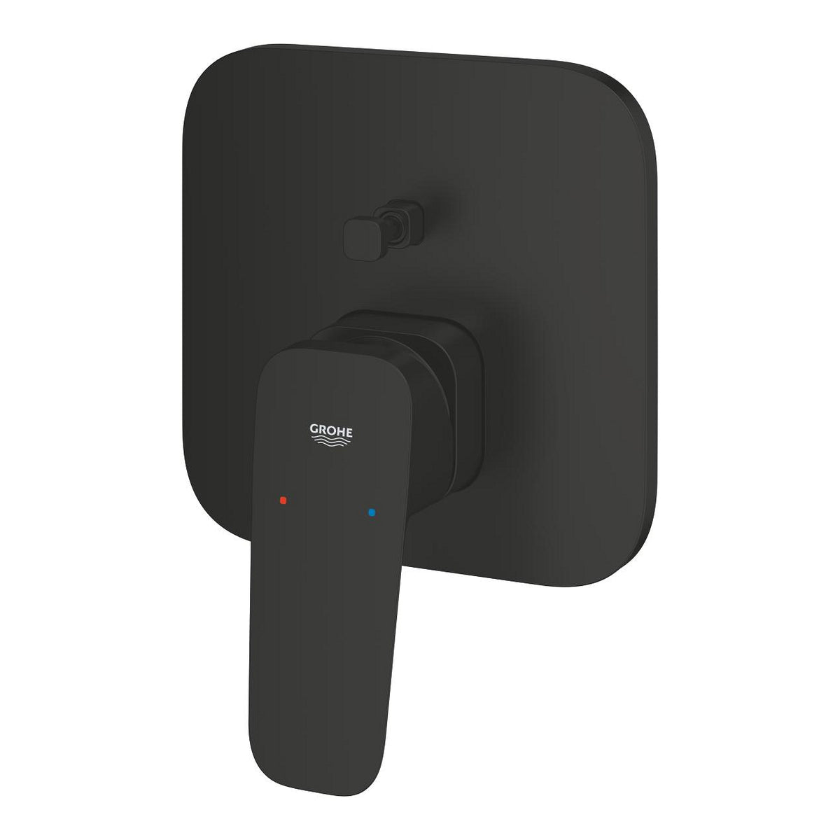 GROHE CUBEO SINGLE-LEVER CONCEALED MIXER WITH 2-WAY DIVERTER BLACK MATTE