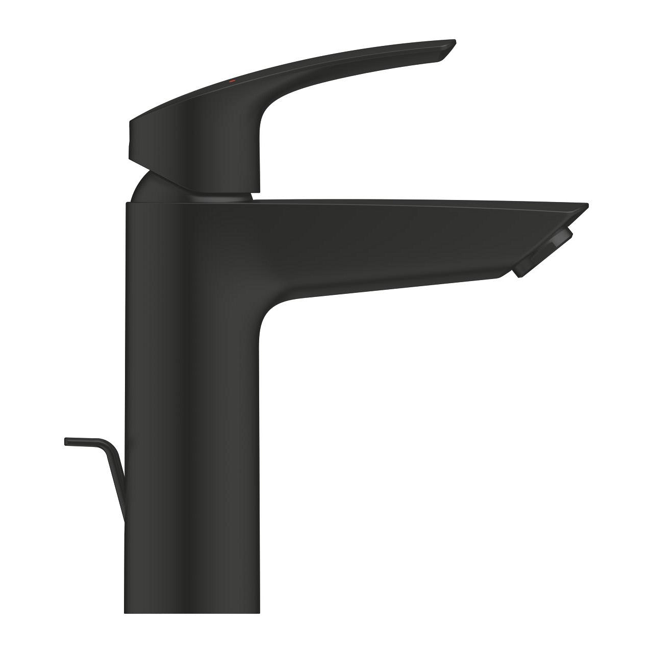 GROHE EUROSMART SINGLE-LEVER BASIN MIXER 1/2″ M-SIZE MATTE BLACK
