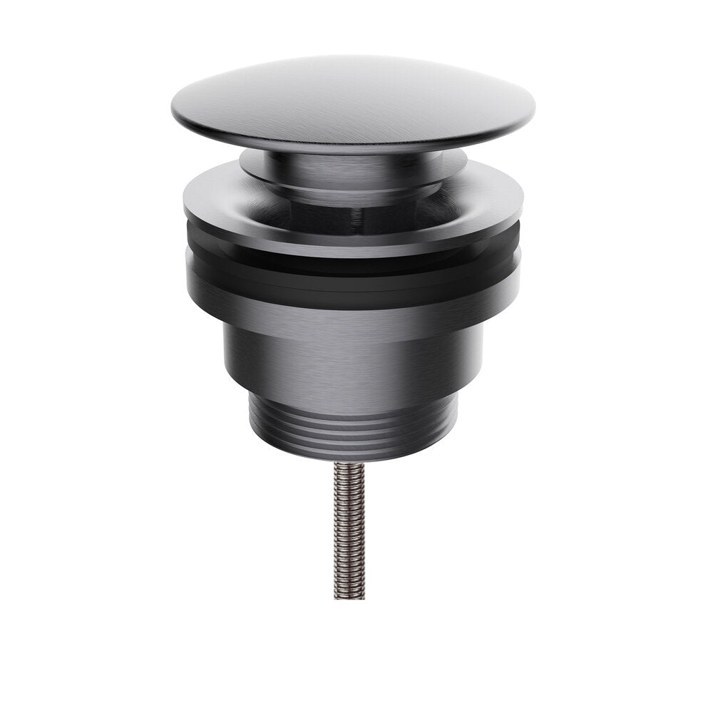 LEO BRUSHED GUNMETAL QUICK-CLAC POP-UP 1 1/4″