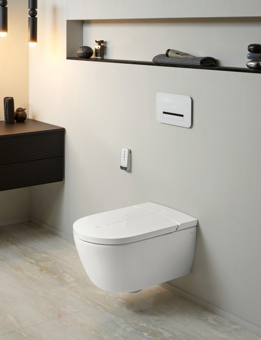 Villeroy&Boch ViClean-I200 Shower toilet, rimless, White Alpin CeramicPlus