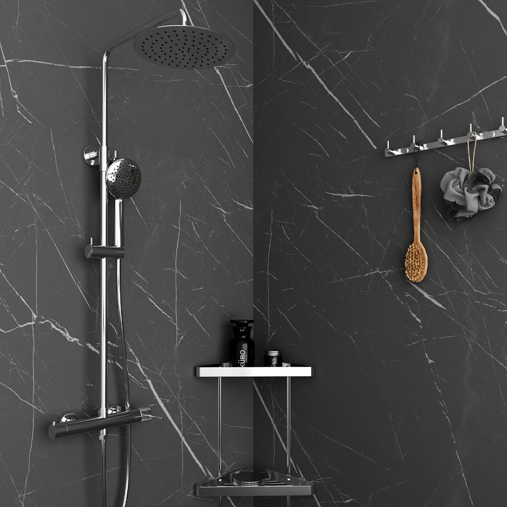 ELEGANCE ROUND SHOWER COLUMN CHROME