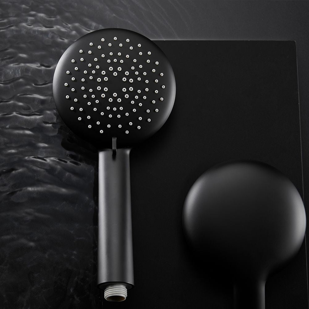 TERRA SINGLE LEVER BATH-SHOWER MIXER BLACK MATTE