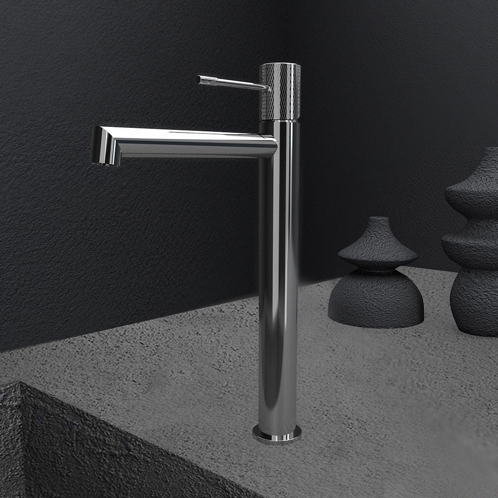 TERRA SINGLE LEVER BASIN MIXER TALL CHROME