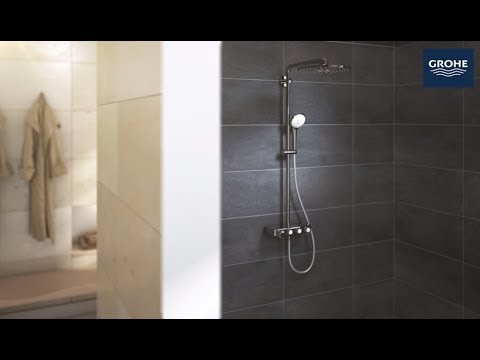 GROHE EUPHORIA SMARTCONTROL SYSTEM 310 DUO SHOWER SYSTEM WITH SAFETY MIXER FOR WALL MOUNTING