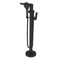 VOGUE ELEGANCE BLACK MATTE FLOOR STANDING SINGLE-LEVER BATH MIXER
