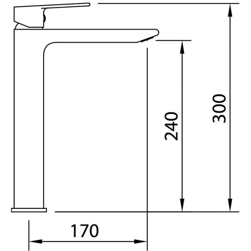 AGORA XTREME BASIN MIXER TALL