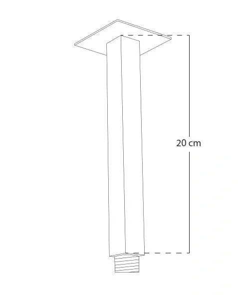 SQUARE CEILING SHOWER ARM
