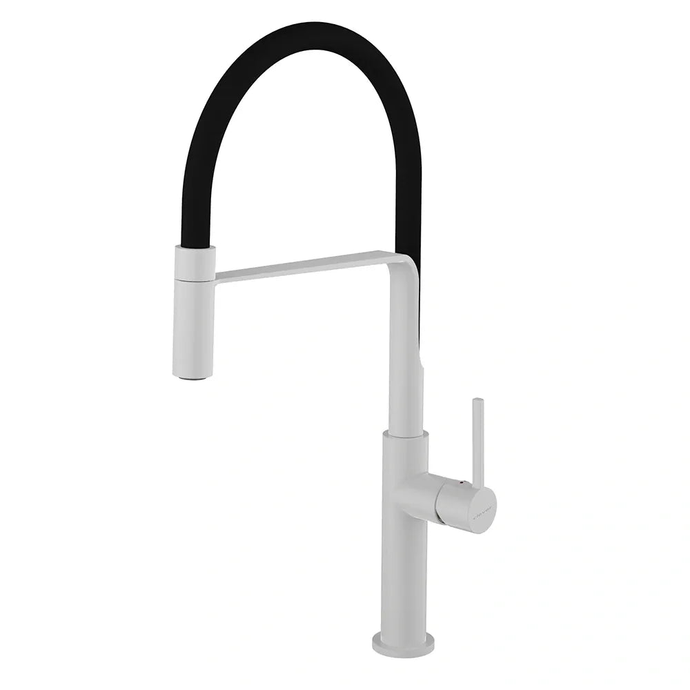 GRIFOS CHEF SLIM WHITE KITCHEN MIXER 2WAY WHITE