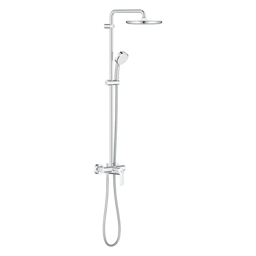 GROHE TEMPESTA COSMOPOLITAN SYSTEM 250 SHOWER SYSTEM WITH SINGLE LEVER MIXER FOR WALL MOUNTING