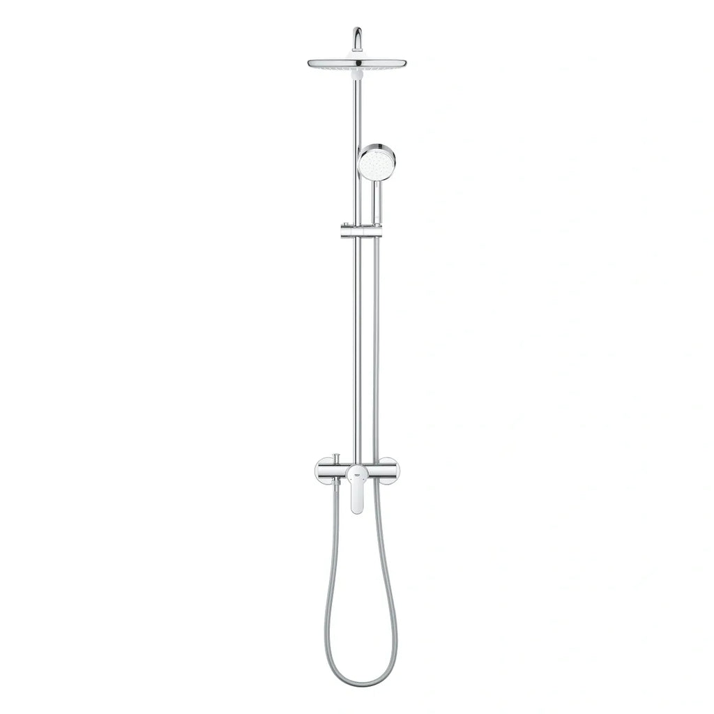 GROHE TEMPESTA COSMOPOLITAN SYSTEM 250 SHOWER SYSTEM WITH SINGLE LEVER MIXER FOR WALL MOUNTING