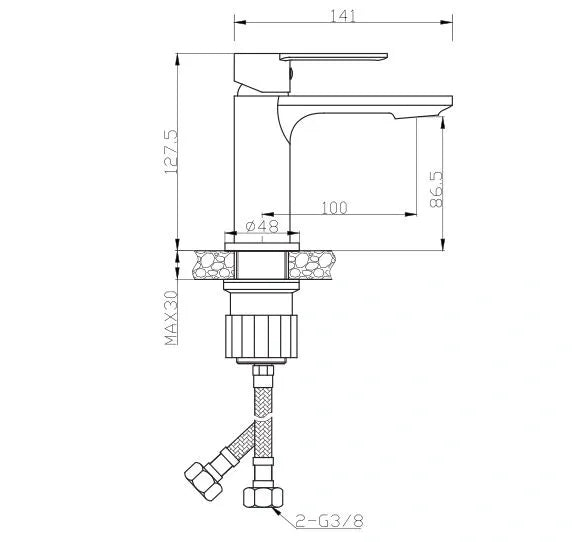LIDO BASIN MIXER