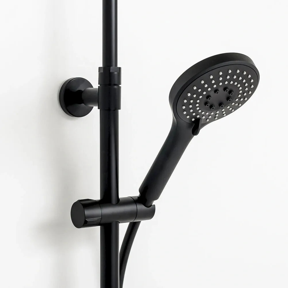 PANAM EVO XTREME BLACK EXTENDABLE SHOWER COLUMN
