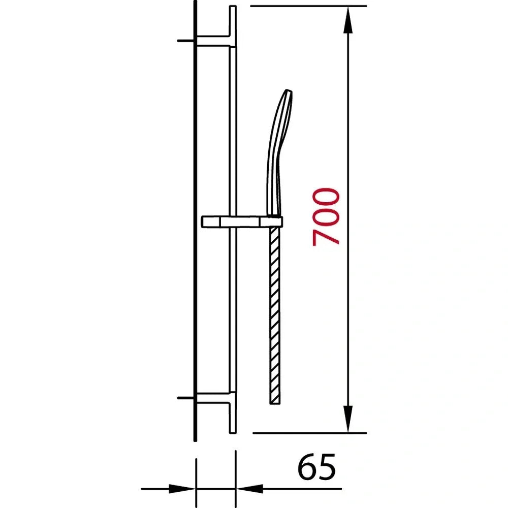 TREND SLIDING RAIL SET