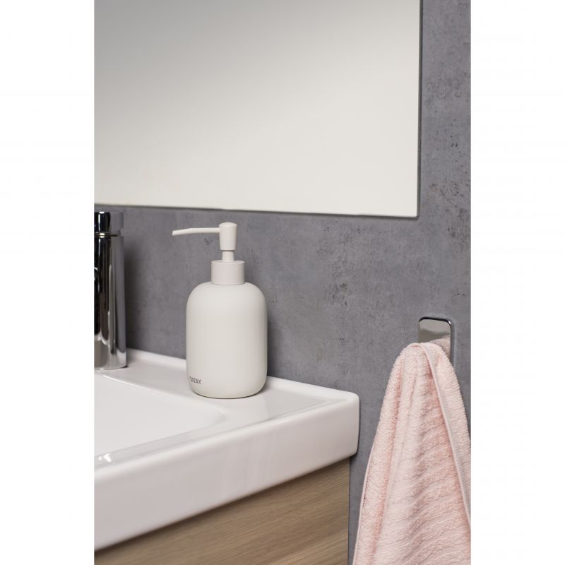 TATAY SOFT LIQUID SOAP DISPENDER WHITE PERGAMON