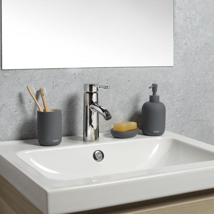 TATAY SOFT LIQUID SOAP DISPENSER ANTHRACITE GREY